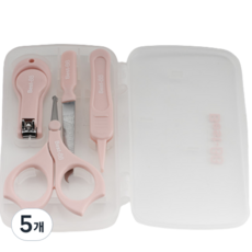 후니마켓 어린이 손톱깎이, 핑크, 5개