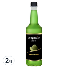 롱비치 멜론시럽, 740ml, 2개