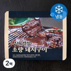 부산 칼집 초량 돼지구이 (냉동), 1kg, 2팩