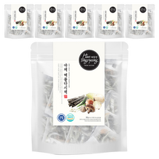 해통령 야채 해물다시팩, 90g, 6개