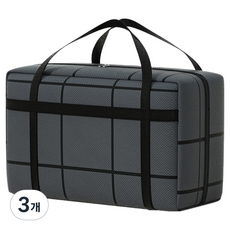 JLIFE Lyle 大容量收納搬家袋, 3個, 灰色