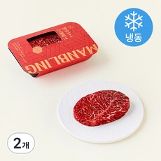 만블링 한우 1++ 스테이크 (냉동), 150g, 2개