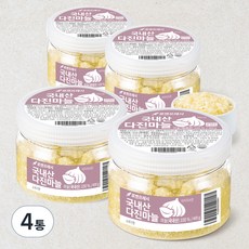 국내산 다진마늘, 400g, 4통