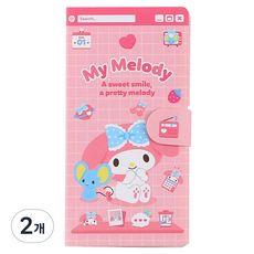 三麗鷗角色 磁鐵便利貼, 6個, 美樂蒂