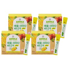 Danongwon 蘋果醋 檸檬口味 30入, 4個, 150g