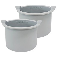 熱蠟用可加熱矽膠內鍋, 2個