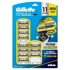 Gillette 吉列 ProShield鋒護系列刮鬍刀頭, 11入, 1組