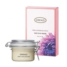 ORENZI 歐倫琪 痘痘泥膜+草本美白蠶絲面膜 Set, 溫和無酸修護調理, 啟動肌膚防禦, 綻放透亮白皙, 6片, 1組
