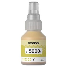 brother 兄弟牌 噴墨複合機墨水補充瓶 BT5000Y 48.8ml, 黃色, 1瓶