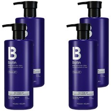 홀리카홀리카 비오틴 컨트롤 샴푸, 390ml, 4개