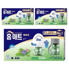 홈매트 맥스 리퀴드 알파 플러스 제라늄허브향, 3개