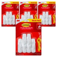 코맨드 다용도 훅 중형 6p, 4개