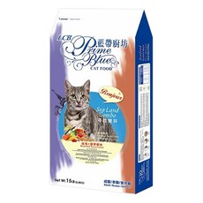 LCB 藍帶廚坊 成貓/老貓/室內貓 化毛 + 潔牙配方 乾飼料, 海陸雙拼, 6.8kg, 1袋