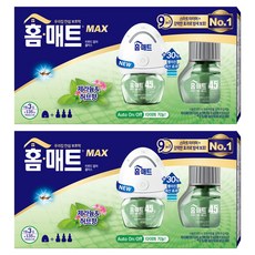 홈매트 맥스 리퀴드 알파 플러스 제라늄허브향, 2개