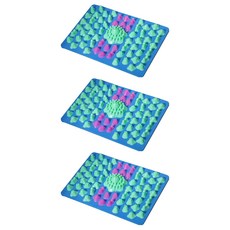 Locus 腳底指壓墊, 藍色混合, 3個