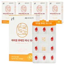 안국건강 아이원 루테인 미니 100, 60정, 5박스