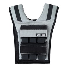 MuscleGuard 可調式負重背心, 灰色, 12kg