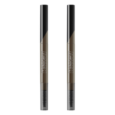 메이블린 패션브로우 울트라 플러피 브로우 펜슬 0.2g, 2개, 다크 브라운