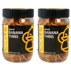 頂級Orell香蕉薄片 香蕉脆片 原味, 100g, 2個