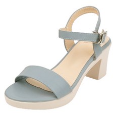 분홍코끼리 여성용 Vol 2 감동착화 가보시 통굽샌들 7cm 심플