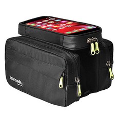 anmeilu 腳踏車馬鞍包 防水大容量觸控手機袋, 1個