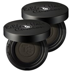 TS 리블랙 헤어쿠션 14g, 다크브라운, 2개