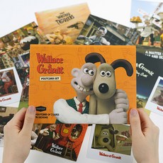 pinkfoot 8000 Wallace and Gromit明信片組, 橘色, 1套
