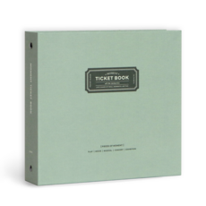 ICONIC Moment 票券剪貼簿, 02 復古薄荷綠, 1個, 28張