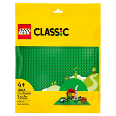 LEGO 樂高11023經典系列 激發無限創意 穩固積木基礎 兒童益智玩具, 綠色底板 Green Baseplate, 1盒
