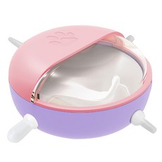 bebehome 新生寵物多功能餵食器 粉色 幼犬幼貓餵食碗, 1個