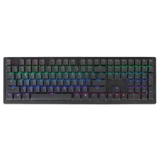 Ducky 3模RGB熱插拔中文機械式鍵盤 Zero 6108 100% Cherry MX2A, DKZE2408ST3-CBTWPDOECL1AW1, 茶軸, 黑色