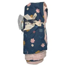 La Millou 巧柔毯 100%棉, 法國玫瑰園 粉色 + 藍色