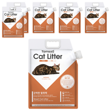 Tamsaa 貓砂 普通顆粒型 無香, 4kg, 8kg, 6袋