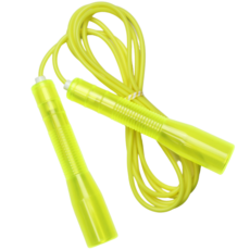 JFROPE Twinkle 兒童競速跳繩, 螢光黃, 1個