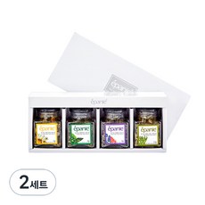 epanie 迷你罐裝草本茶禮盒 4款入, 薰衣草+洋甘菊+木槿+路易斯安, 2組