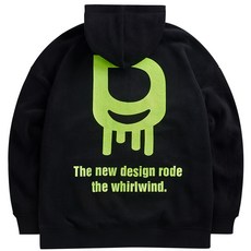 GHOST REPUBLIC Neon Big Logo 高領羊毛連帽衫 GHT-453