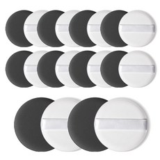 貼合氣墊粉撲, 黑色, 20個