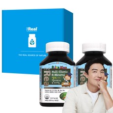 더리얼 엘리트 키즈 멀티 비타민 & 미네랄, 90정, 2개