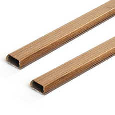 Eltree 單板電線保護管 23mm 2 件, 木頭色, 4條