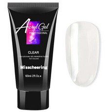 Misscheering 基本款延甲膠 60ml, 透明, 1入