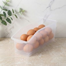 셀리빙 바퀴달린 펜트리 주방 선반 보관함, 투명, 1개