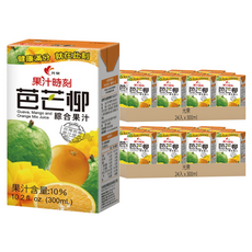 光泉 果汁時刻 芭芒柳汁 綜合果汁 300ml x 24入, 48入