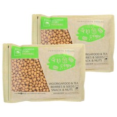 wooriga. 烘烤椰香花生, 1kg, 2個