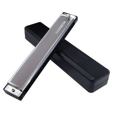 Coneim C調 24孔口琴, 2W022SV24, 銀色, 1個