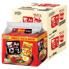 틈새라면 빨계떡 120g, 80개
