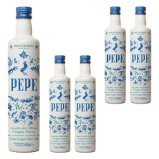 Pepe 冷壓特級初榨橄欖油, 500ml, 5個
