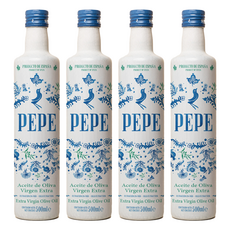 Pepe 冷壓特級初榨橄欖油, 500ml, 4個