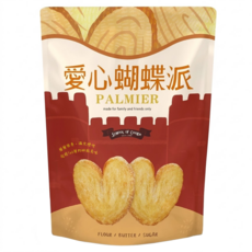 School of Cookie 台灣優格餅乾學院 愛心蝴蝶派, 230g, 1包