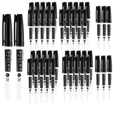 Lineplus 400 Fine 白板筆, 黑色, 48個