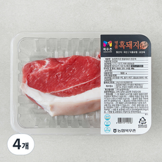 목우촌 명품 흑돼지 전지 수육용 (냉장), 500g, 4개